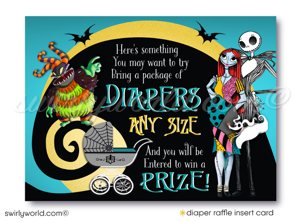 Digital Nightmare Before Christmas Jack and Pregnant Sally NBC Diaper ...