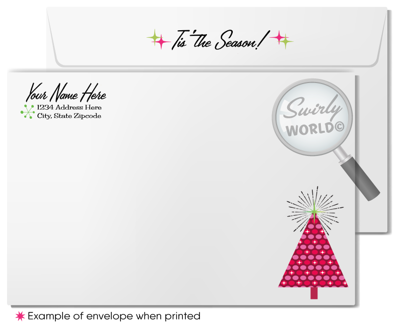 Retro White Elephant Gift Exchange Christmas Holiday Party Invite Digital Download