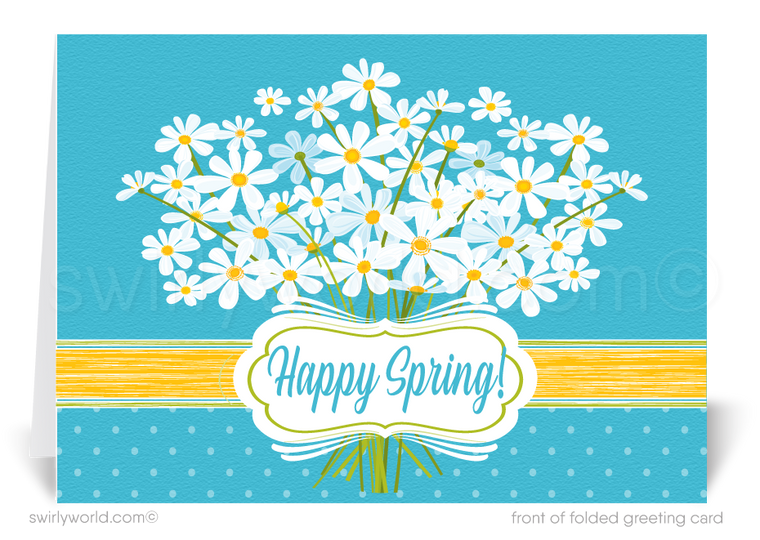 Business professional happy Springtime greeting card