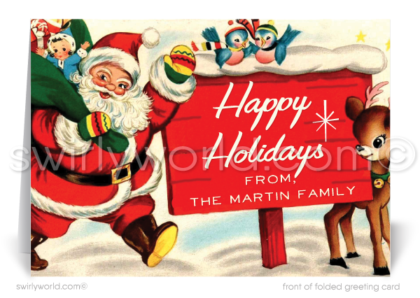 Digital Watercolor Holiday Card Box Volume II - A Classic Christmas