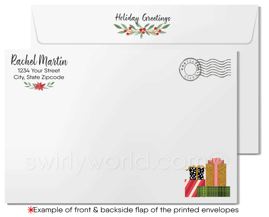 Adorable and Fun Happy Holidays Merry Christmas Greeting Cards for Realtors® 