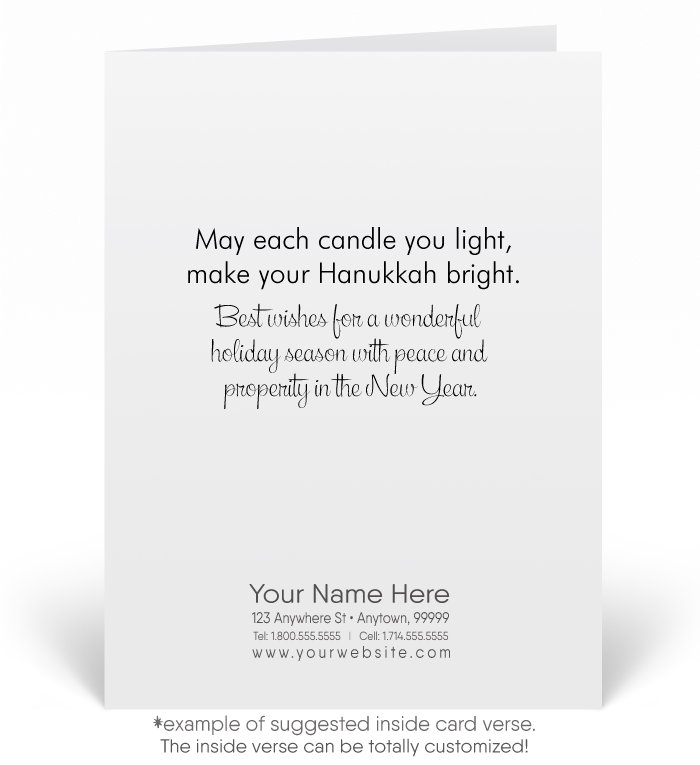 Retro Modern Hanukkah Greeting Cards