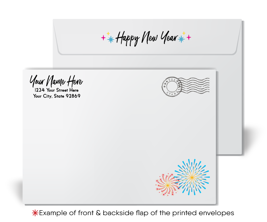 Festive New Year Greeting Cards for Business Clients - 2024 Edition