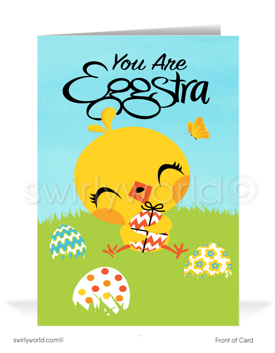 Eggstra Special Customer Business Easter Cards