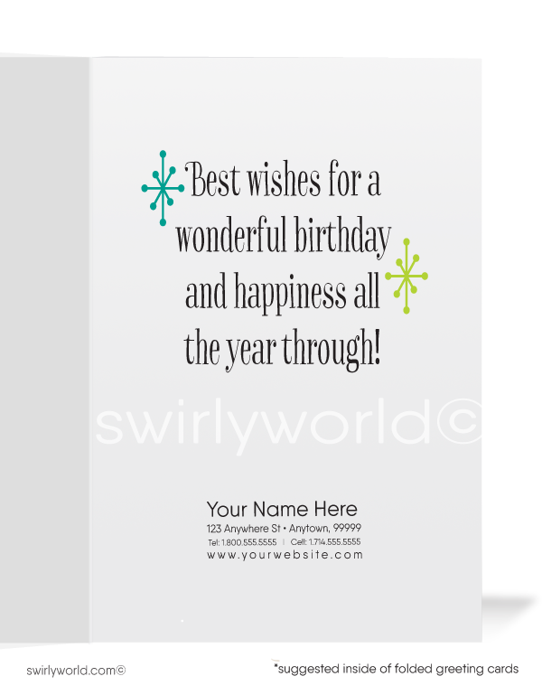 Wholesale Customer Business Happy Birthday Cards from Women