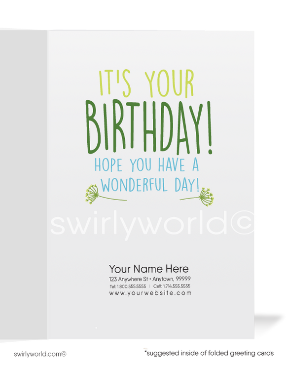 You're a "BIG DILL" Business Happy Birthday Cards for Customers