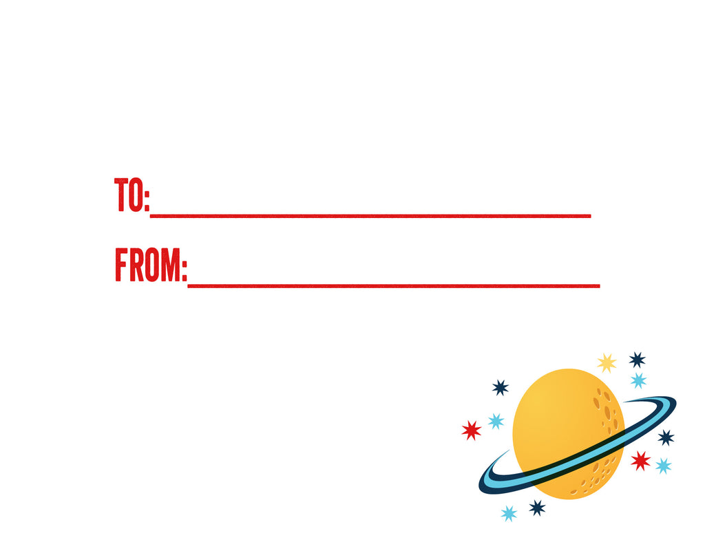 Retro Space Rocket Astronaut Nasa Valentine's Day Cards for Digital Download