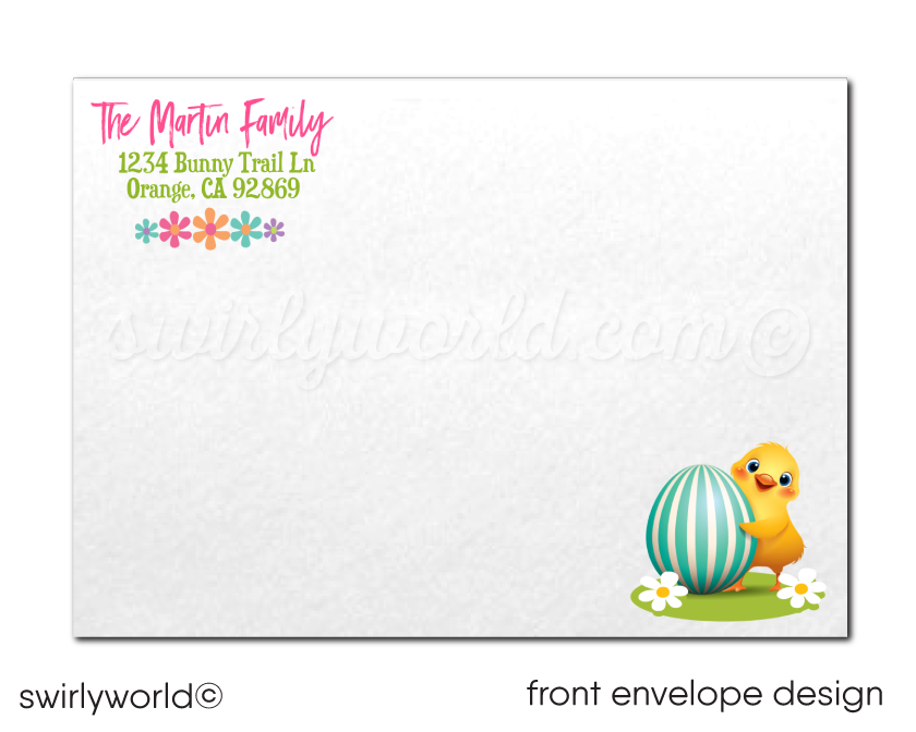 Darling Easter Egg Hunt Invitation Design for Instant Digital Download
