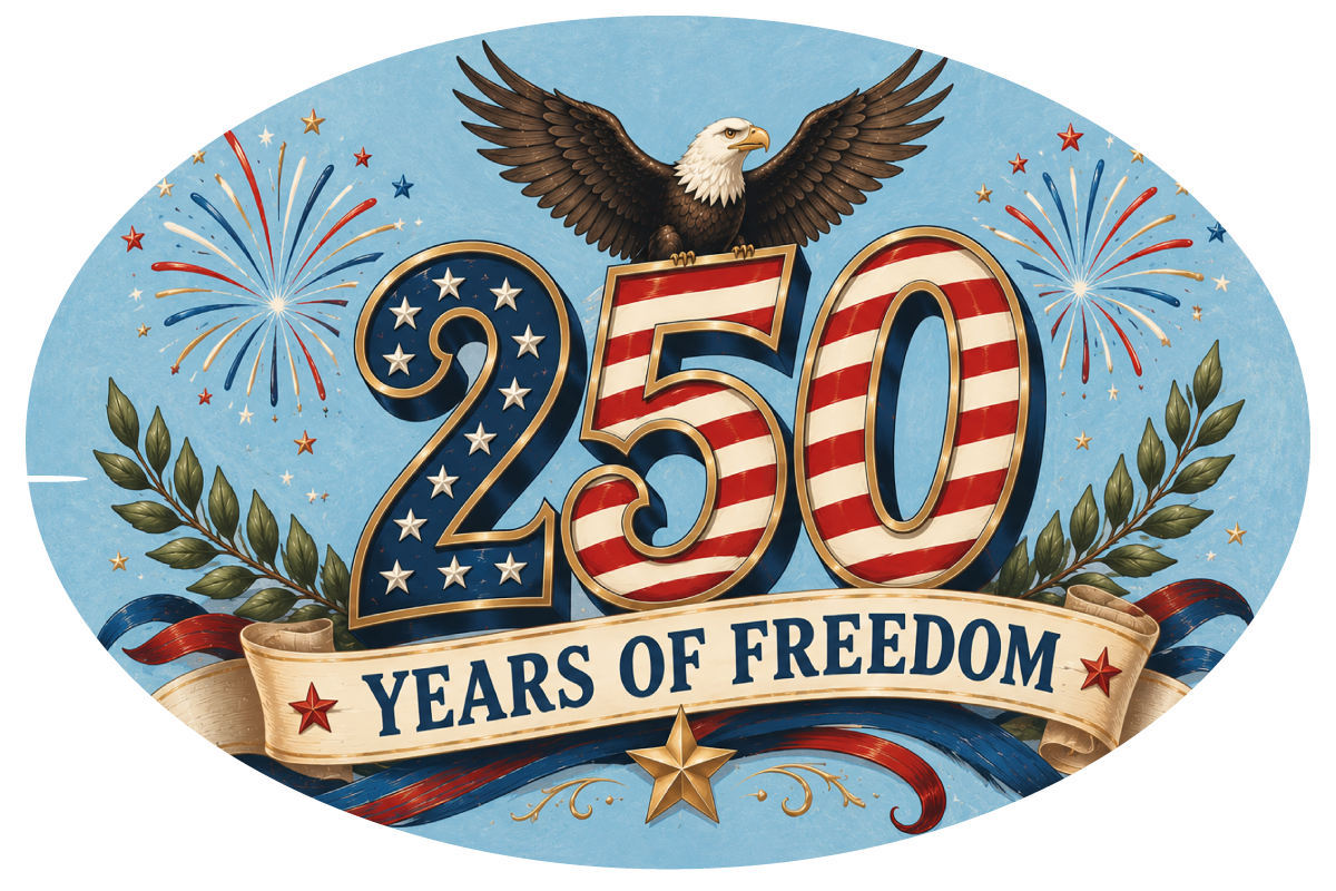 America 250 Years - Commemorative Independence Day Greeting Cards