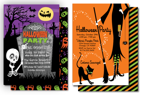 Halloween Party Invitations