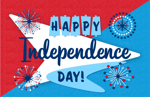 4th of July Mid-Century Modern