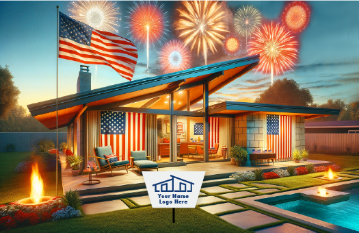 Realtor 4th of July Cards