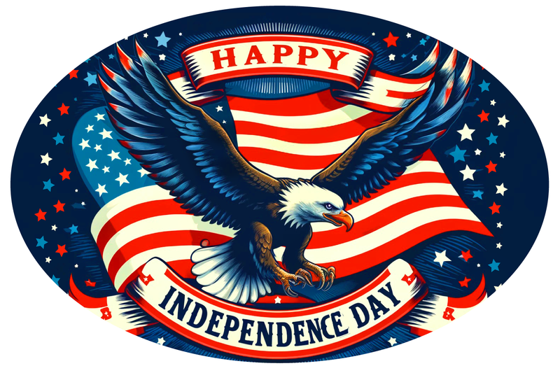 Happy 4th of July Greeting Cards for Business