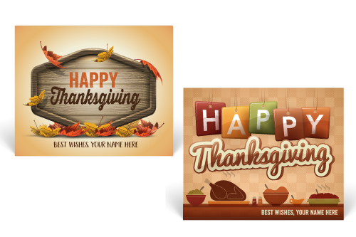 Thanksgiving Postcards