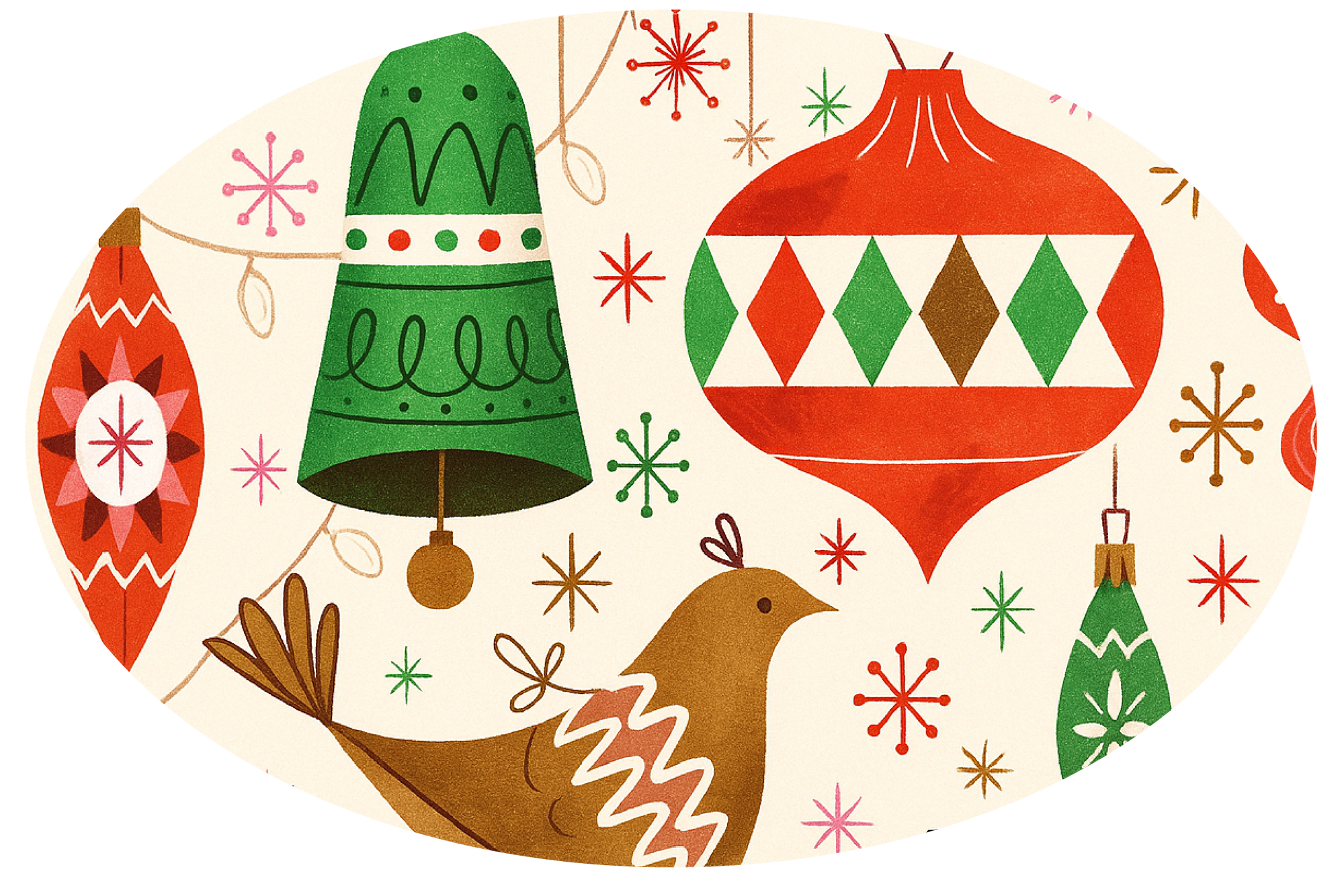 Retro Modern Holiday Cards