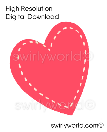 RARE 1950s-1960s Vintage Kitschy MCM Mid-Century Style Valentine's Day Image Collection