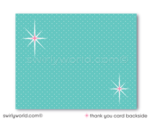 1950s Vintage Mid-Century Retro Rockabilly Lingerie Pinup Girl Bridal Shower Invitations