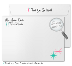 1950s Vintage Mid-Century Retro Rockabilly Lingerie Pinup Girl Bridal Shower Invitations