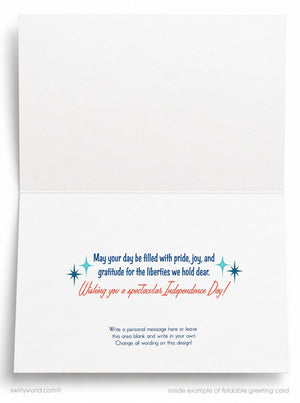 The image is a blank greeting card with a message for the day of the year.