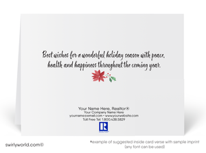 Digital Download Happy Holidays Merry Christmas Greeting Cards for Realtors® 