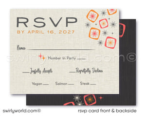RSVP card front & rear