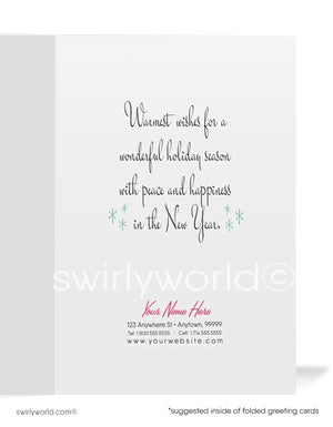 Warmest wishes for a wonderful holiday season with peace and happiness in the New Year.