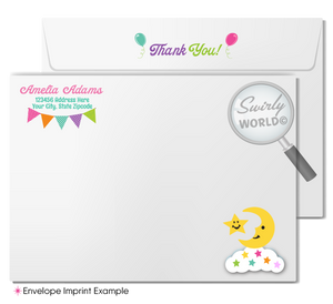 Magical Rainbow Unicorn "Cloud Nine" Sleepover Slumber Party Invitation Digital Download