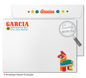 Papel Picado Paper Flags Mexican Fiesta Theme 40th Birthday Invitations for Men