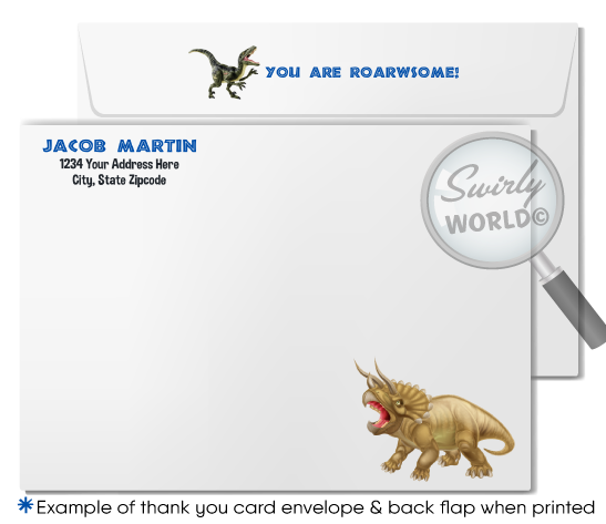 Jurassic Park Dinosaur Birthday Party Invitations for Boys Digital Downloads