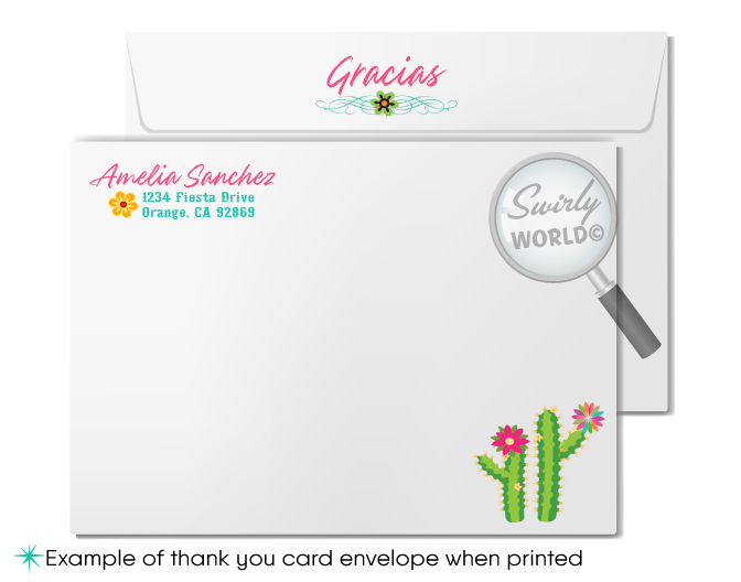 Papel Picado Fiesta 1st Birthday Invitation Set - Customizable "Little Muchacha" Design