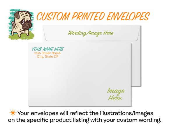 Thank You Card Envelope Imprints