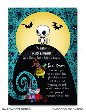 Nightmare Before Christmas Halloween Baby Shower Digital Download Bundle Set