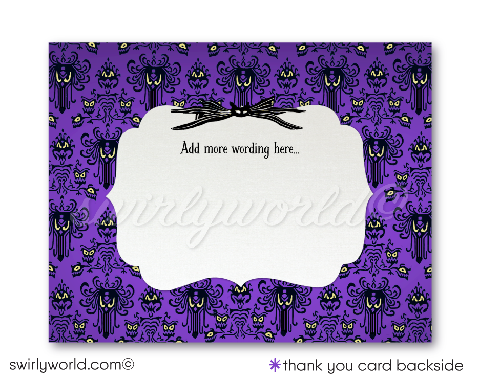 Nightmare Before Christmas Jack and Sally Couples' Bridal Shower Invitation Digital Download