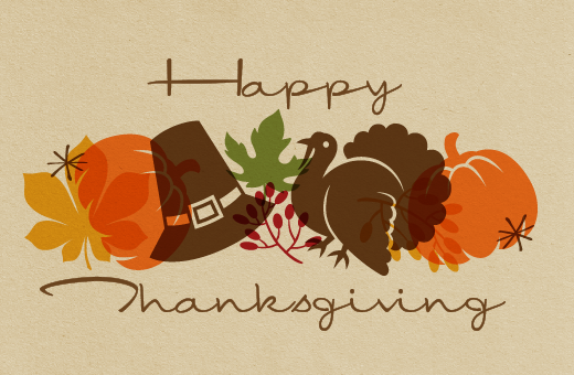 retro mid-century modern thanksgiving