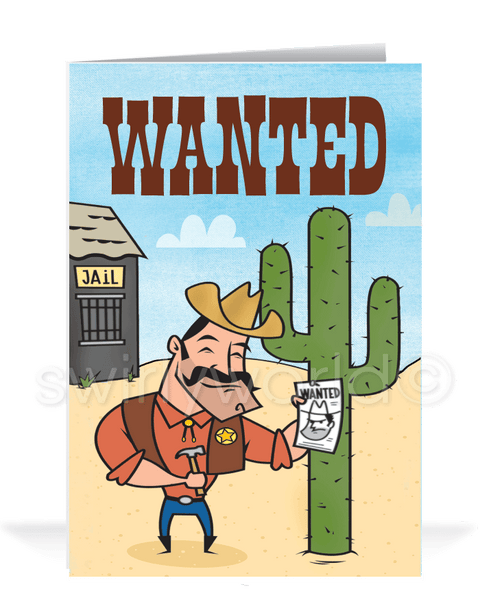 Funny Humorous Bill Collection Greeting Cards for Past-Due Accounts Receivable