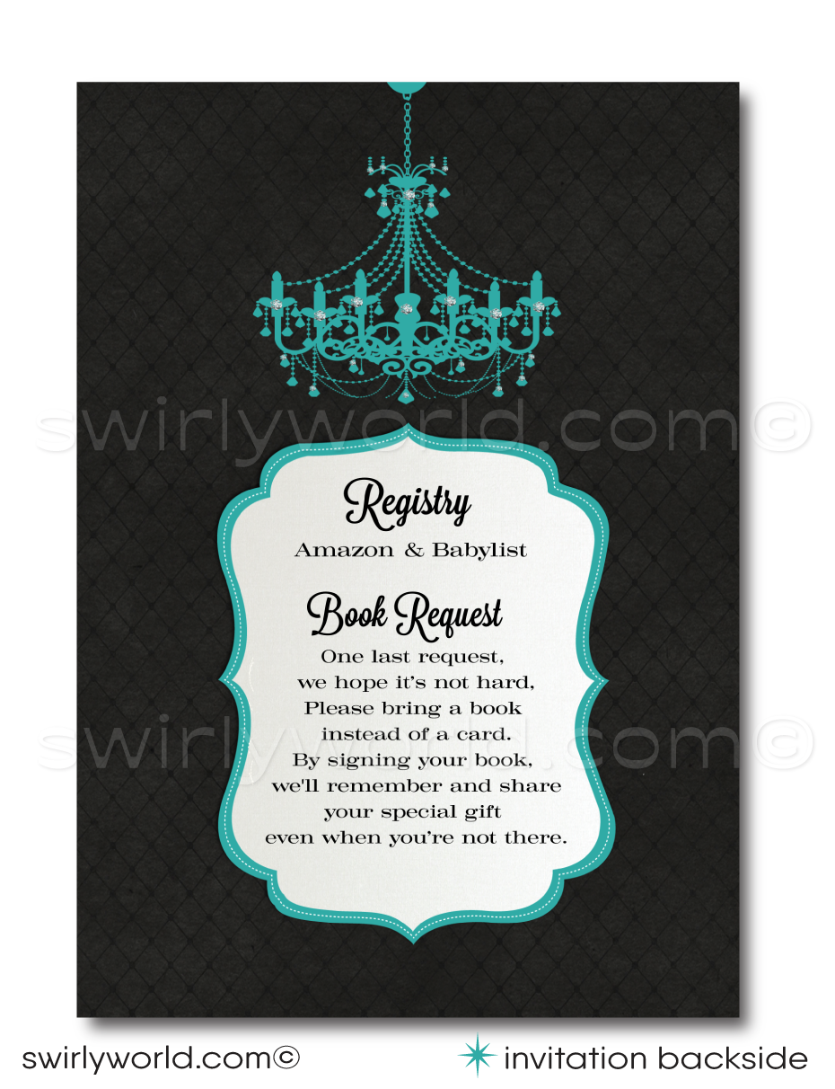 Breakfast at Tiffany’s Audrey Hepburn Shabby Chic Chandelier Baby