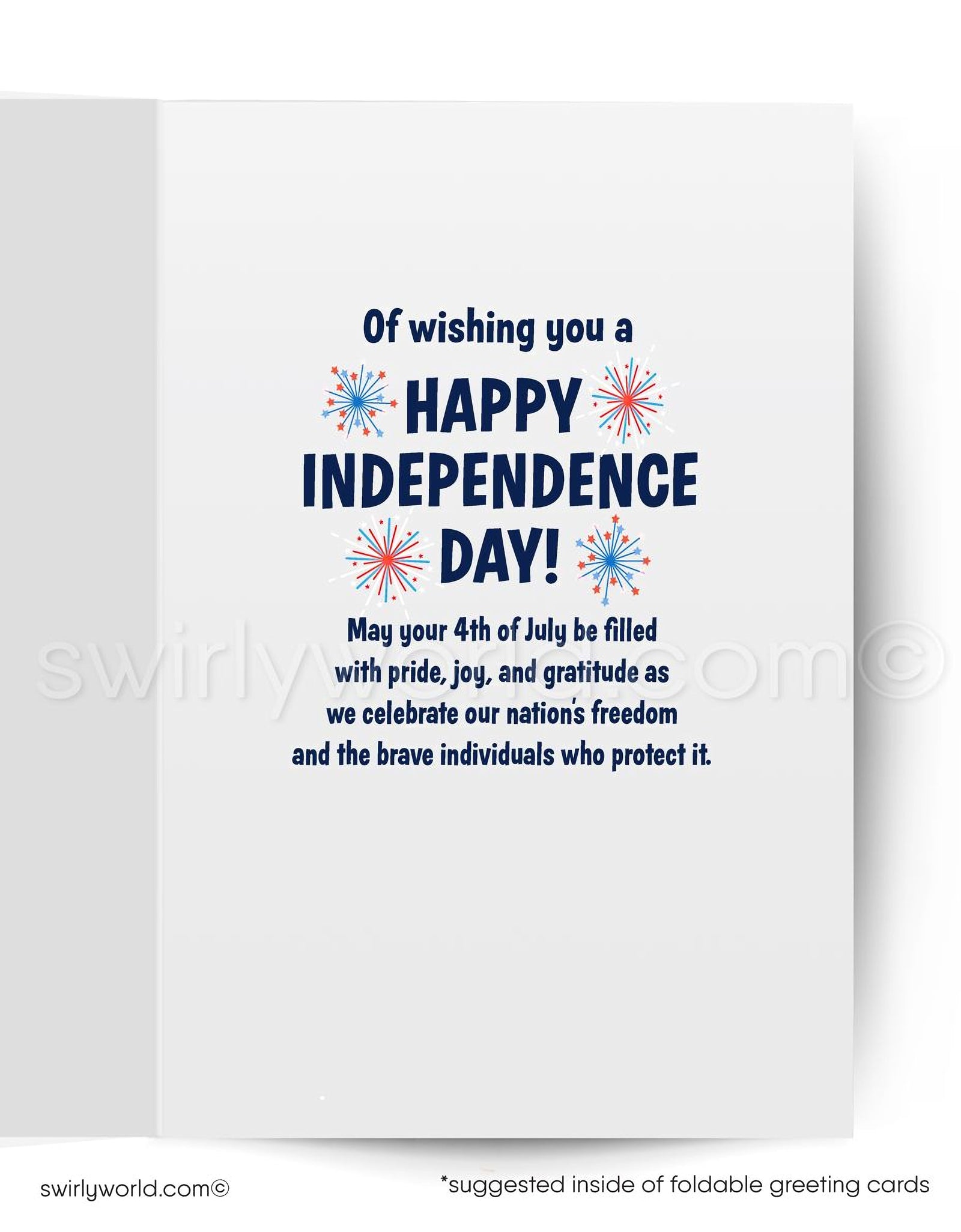 A cartoon illustration of the Statue of Liberty with a smiling blonde woman holding the torch, set against a background of the American flag and fireworks. The text at the bottom of the image reads "May I Take the Liberty?".