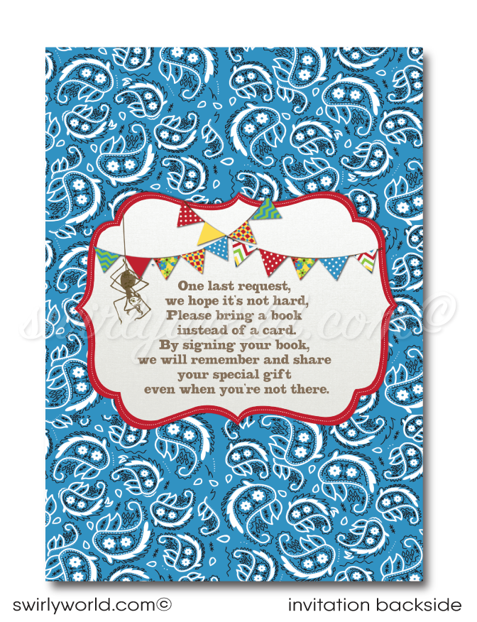 Vintage Charlotte’s Web Barnyard 1st Birthday Invitation Set