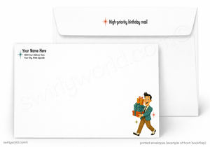 Drop Everything Funny Office Birthday Card for Customers