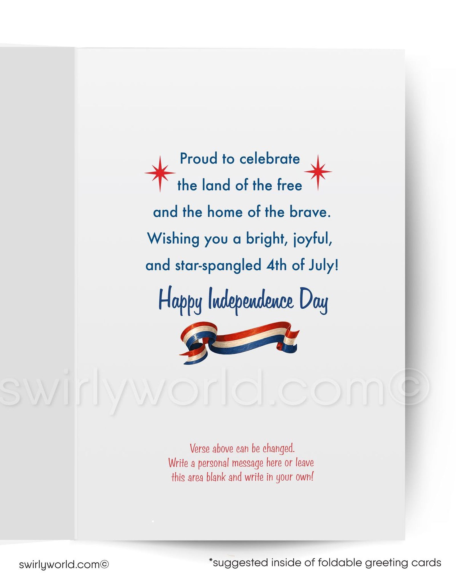 A vintage-style illustration of a woman holding an American flag, celebrating the 4th of July.