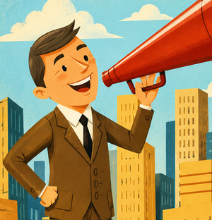 Humorous Client Thank You Card | Did You Hear the News?