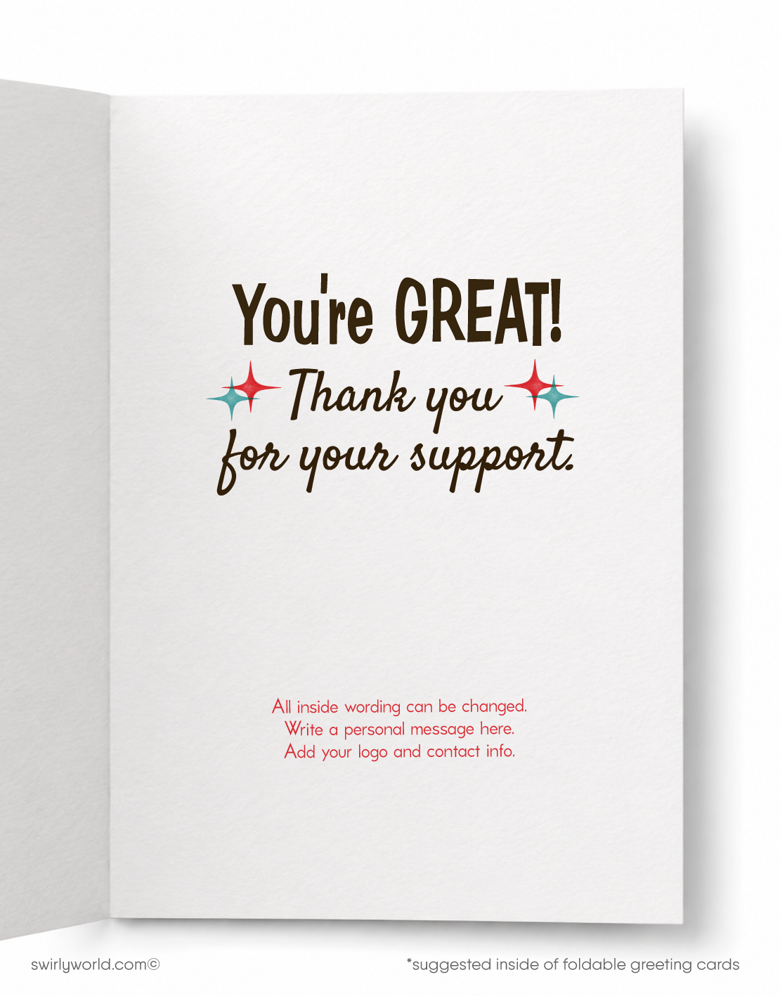 Humorous Client Thank You Card | Did You Hear the News?