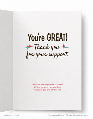 Humorous Client Thank You Card | Did You Hear the News?