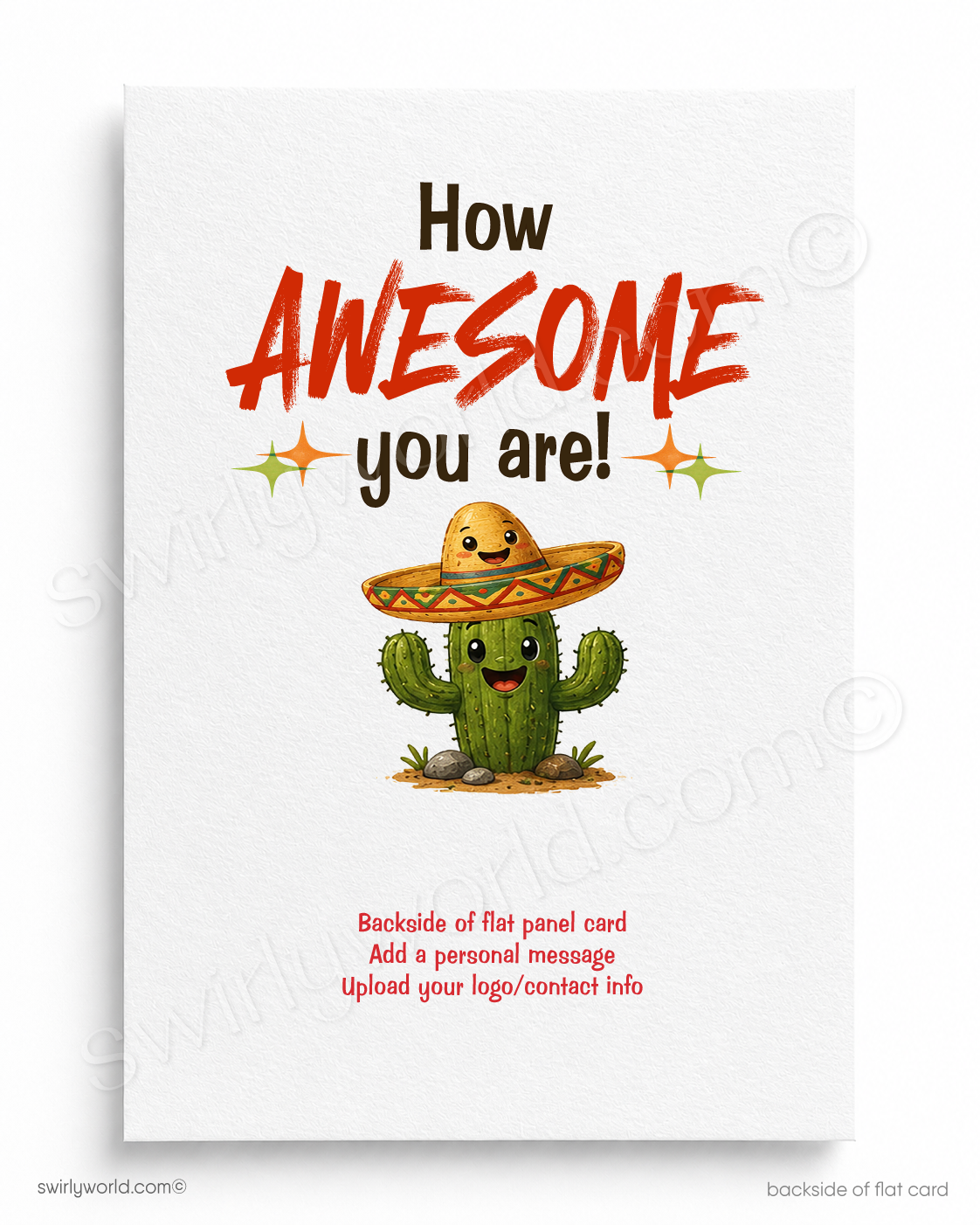 Cartoon taco character with text 'Let's TACO 'BOUT' on a yellow background