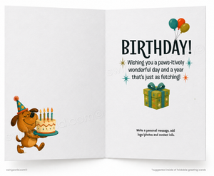 Hope You Have a Dog-Gone Good Birthday - Greeting Card