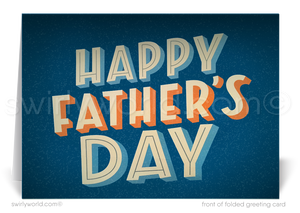 Show appreciation this Father’s Day with our Vintage Style Digital Greeting Card. Perfect for businesses or personal use. Edit wording and Download instantly Celebrate Dad in style!