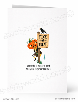 Hope You Have a Gourd Halloween Retro Fall Greeting Card