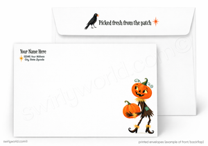Hope You Have a Gourd Halloween Retro Fall Greeting Card