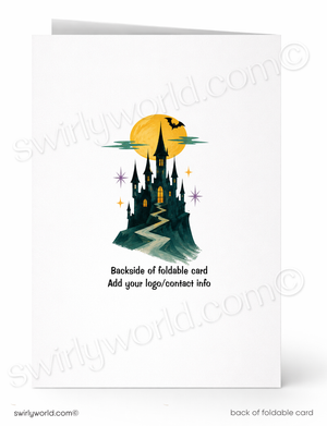 I’ll Stay Up All Hours Lady Vampire Retro Halloween Card