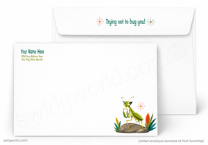 Product Title  I’m Still Praying Funny Praying Mantis Sales Promotion Card